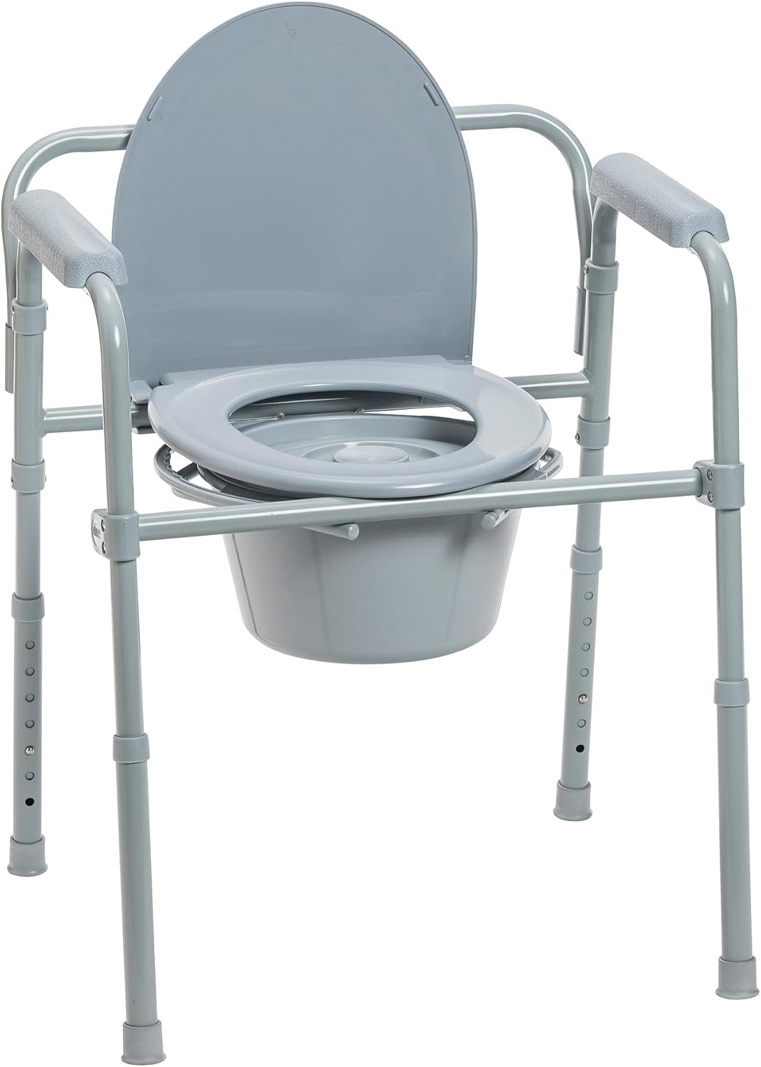 Drive Medical Steel Folding Commode