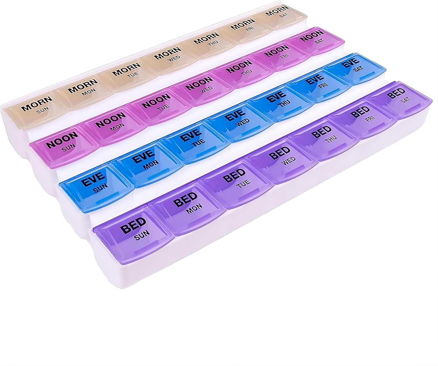 Carex 7-Day Pill Organizer (4 Times Daily)