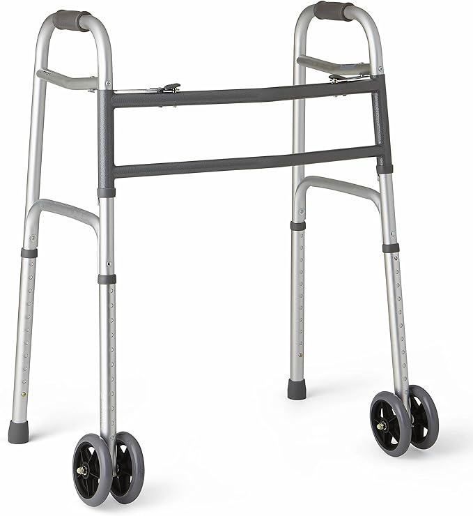 Medline Bariatric Two-Button Walker
