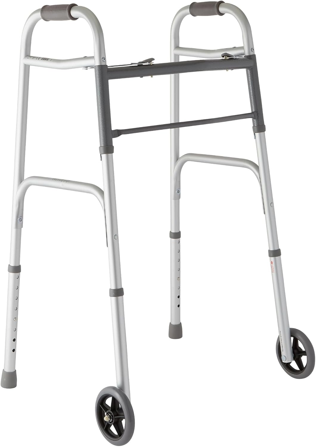 Medline Two-Wheeled Walker with 5 inch Wheels
