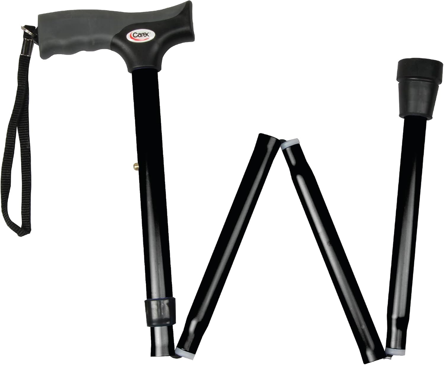 Carex Folding Cane with Carrying Case